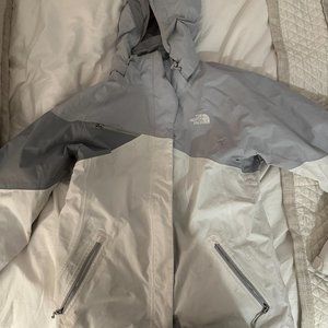 The North Face Insulated Ski Jacket Grey/White XS